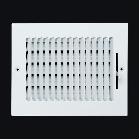 8 X 6 Duct Opening | 1 WAY Steel Air Supply Diffuser for Sidewall and Ceiling