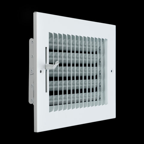 8 X 6 Duct Opening | 1 WAY Steel Air Supply Diffuser for Sidewall and Ceiling