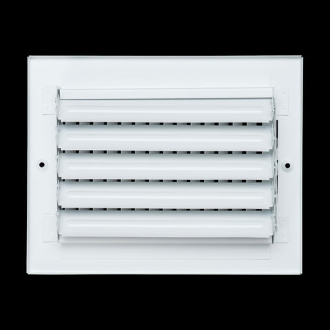 8 X 6 Duct Opening | 1 WAY Steel Air Supply Diffuser for Sidewall and Ceiling