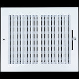 10 X 8 Duct Opening | 2 WAY Steel Air Supply Diffuser for Sidewall and Ceiling