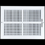14 X 10 Duct Opening | 2 WAY Steel Air Supply Diffuser for Sidewall and Ceiling