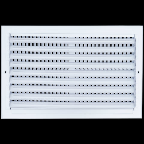 16 X 10 Duct Opening | 2 WAY Steel Air Supply Diffuser for Sidewall and Ceiling