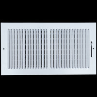 16 X 8 Duct Opening | 2 WAY Steel Air Supply Diffuser for Sidewall and Ceiling