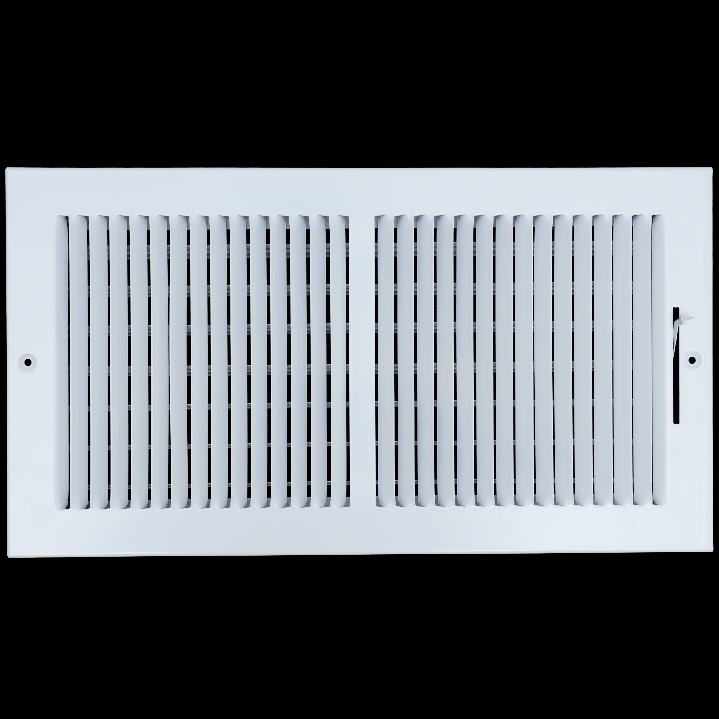 16 X 8 Duct Opening | 2 WAY Steel Air Supply Diffuser for Sidewall and Ceiling