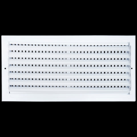18 X 8 Duct Opening | 2 WAY Steel Air Supply Diffuser for Sidewall and Ceiling