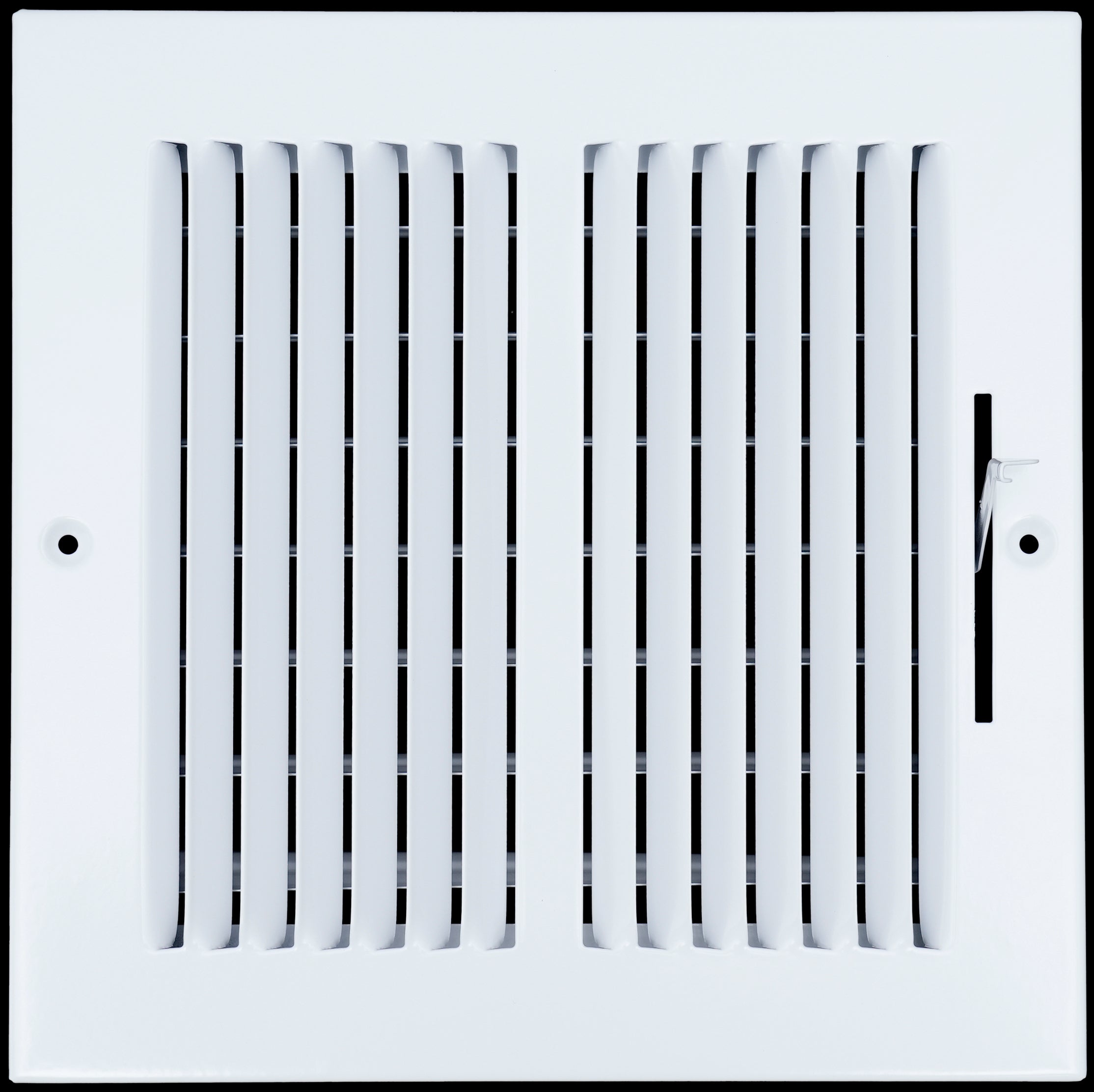 airgrilles 8 x 8 duct opening 2 way steel air supply diffuser for sidewall and ceiling hnd-asg-wh-2way-8x8 764613097535 1