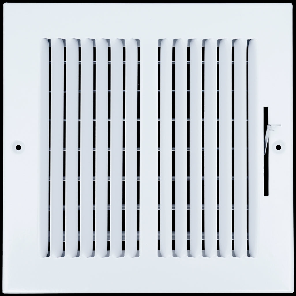 airgrilles 8 x 8 duct opening 2 way steel air supply diffuser for sidewall and ceiling hnd-asg-wh-2way-8x8 764613097535 1