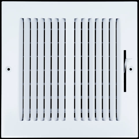 airgrilles 8 x 8 duct opening 2 way steel air supply diffuser for sidewall and ceiling hnd-asg-wh-2way-8x8 764613097535 1