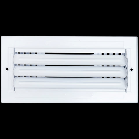 10 X 4 Duct Opening | 3 WAY Steel Air Supply Diffuser for Sidewall and Ceiling
