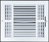 12 X 10 Duct Opening | 3 WAY Steel Air Supply Diffuser for Sidewall and Ceiling