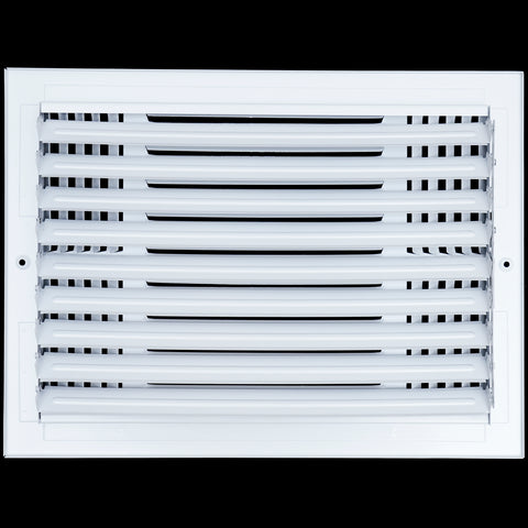 14 X 10 Duct Opening | 3 WAY Steel Air Supply Diffuser for Sidewall and Ceiling
