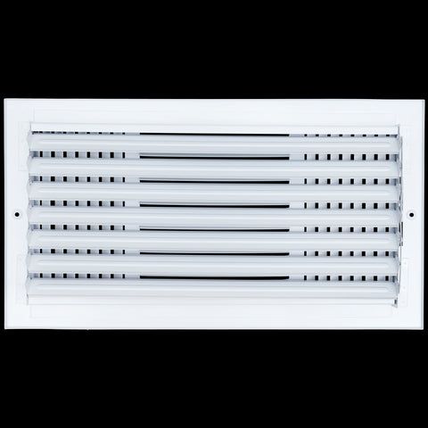 16 X 8 Duct Opening | 3 WAY Steel Air Supply Diffuser for Sidewall and Ceiling