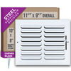 Handua Fixed Curved Blade Air Supply Diffuser | Vent Cover Grille for Sidewall and Ceiling