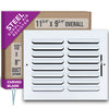 Handua Fixed Curved Blade Air Supply Diffuser | Vent Cover Grille for Sidewall and Ceiling