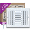 Handua Fixed Curved Blade Air Supply Diffuser | Vent Cover Grille for Sidewall and Ceiling