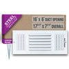 Handua Fixed Curved Blade Air Supply Diffuser | Vent Cover Grille for Sidewall and Ceiling