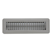 Handua HVAC Gray Floor Register with Louvered Design | Heavy Duty Walkable Design with Damper| Multipack