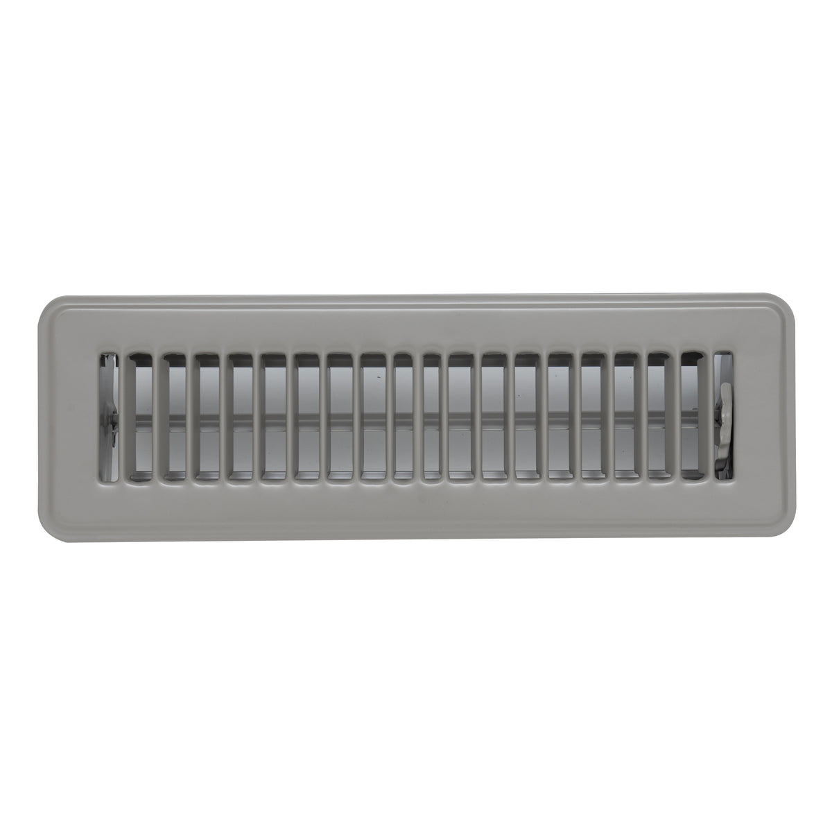 Handua HVAC Gray Floor Register with Louvered Design | Heavy Duty Walkable Design with Damper| Multipack