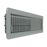 Fits 4x14 and 14x4 Duct Opening | Floor Register with Louvered Design by Handua | Heavy Duty Walkable Design with Damper | Floor Vent Grille | Easy to Adjust Air Supply