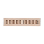2 x 14-inch Oak Wood floor supply register, front view