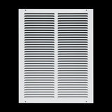 14x18 White Steel Return Air Grille, High-Airflow HVAC Cold Air Intake for Wall & Ceiling