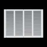 20x14 White Steel Return Air Grille, High-Airflow HVAC Cold Air Intake for Wall & Ceiling