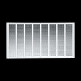 32x16 White Steel Return Air Grille, High-Airflow HVAC Cold Air Intake for Wall & Ceiling