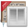 Handua HVAC Steel Return Air Filter Grille [Removable Face Door] for 1-inch Filters Vent Cover Grill for 1-inch Filter, White