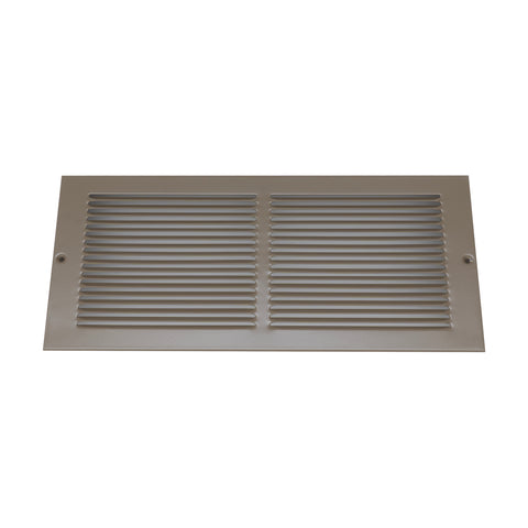 Fits 14x6 Duct Opening | Steel Triangular Baseboard Return Air Grille by Handua | Efficient Air Flow | Air Register Vent Cover Grill | 3-13/16" Depth | Brown | Outer Dimensions: 15-3/4" x 6-5/8"