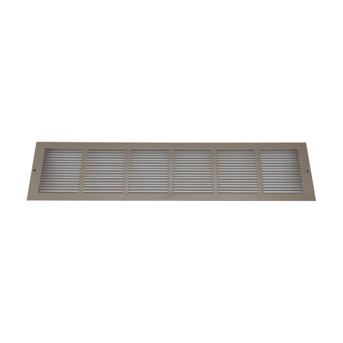Fits 30x6 Duct Opening | Steel Triangular Baseboard Return Air Grille | Efficient Air Flow | Air Register Vent Cover Grill | 3-13/16" Depth | Brown | Outer Dimensions: 31-3/4" x 6-5/8"