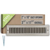 Handua HVAC Toe Kick Register Grille | Brown Vent Cover