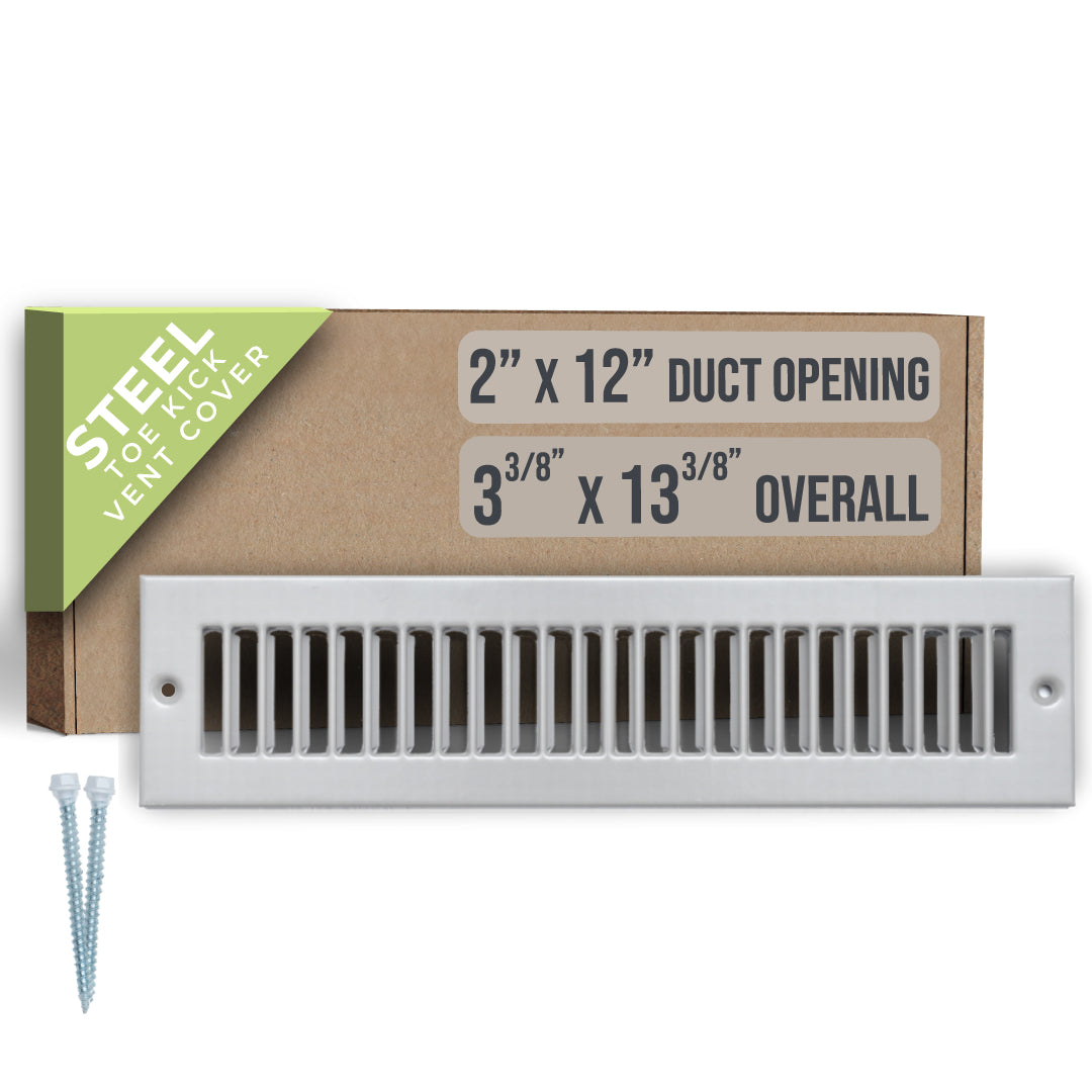 Handua HVAC Toe Kick Register Grille | Gray Vent Cover