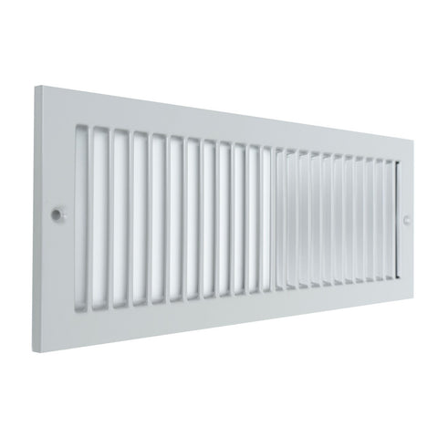 Fits 4x12 Duct Opening | Toe Kick Vent Cover | Cabinet Toe Kick Space Register Grille | HVAC Toe Space Vent Cover | Outer Dimensions: 5 3/8" X 13 3/8" | Gray