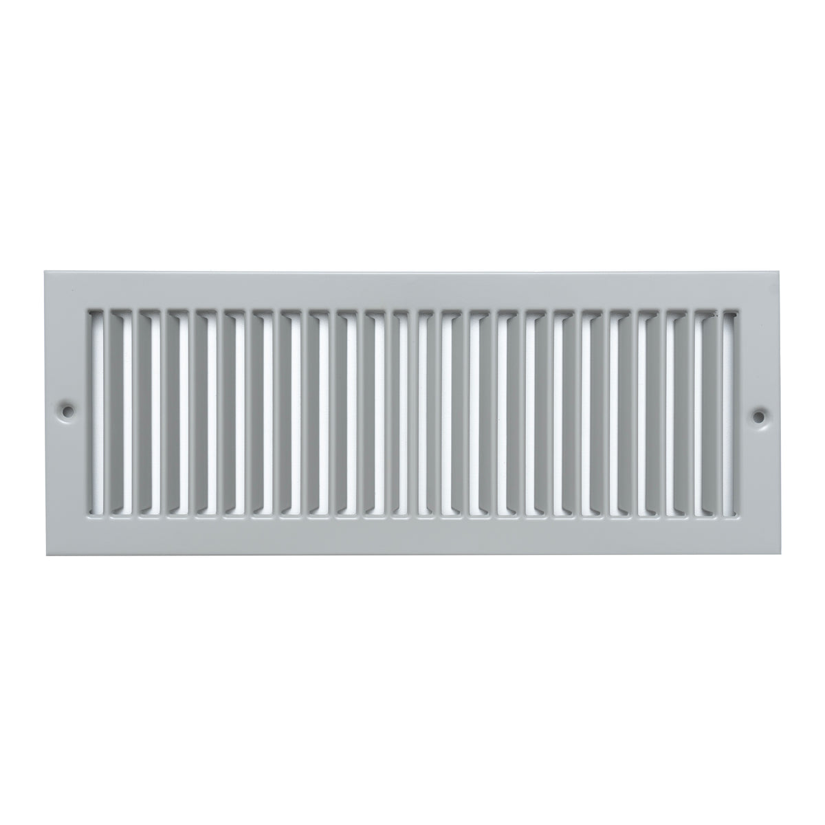 Fits 4x12 Duct Opening | Toe Kick Vent Cover by Handua | Cabinet Toe Kick Space Register Grille | HVAC Toe Space Vent Cover | Outer Dimensions: 5 3/8" X 13 3/8" | Gray