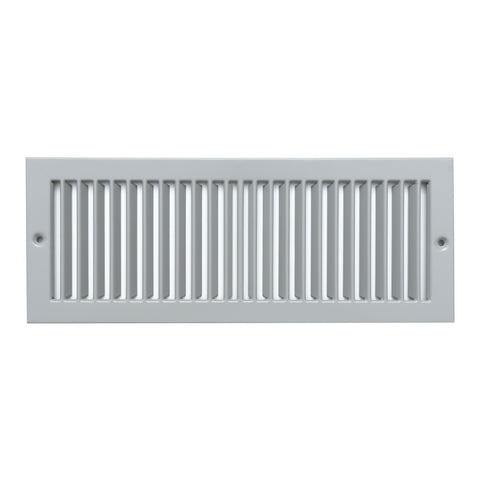 Fits 4x12 Duct Opening | Toe Kick Vent Cover | Cabinet Toe Kick Space Register Grille | HVAC Toe Space Vent Cover | Outer Dimensions: 5 3/8" X 13 3/8" | Gray