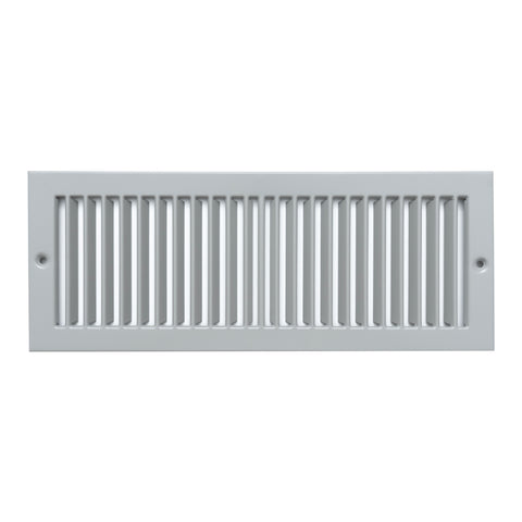 Fits 4x12 Duct Opening | Toe Kick Vent Cover by Handua | Cabinet Toe Kick Space Register Grille | HVAC Toe Space Vent Cover | Outer Dimensions: 5 3/8" X 13 3/8" | Gray