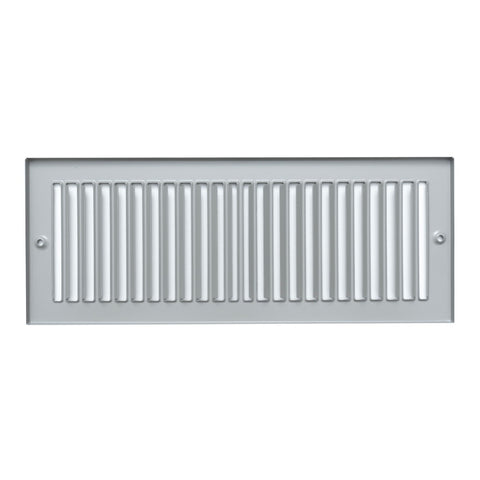Fits 4x12 Duct Opening | Toe Kick Vent Cover | Cabinet Toe Kick Space Register Grille | HVAC Toe Space Vent Cover | Outer Dimensions: 5 3/8" X 13 3/8" | Gray