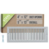 Handua HVAC Toe Kick Register Grille | Gray Vent Cover