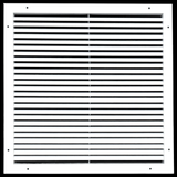 20"x20" Premium Aluminum Return Air Grille – Rust-Free HVAC Vent Cover for Wall & Ceiling | White | Out. Dim.: 21-13/16"W X 21-13/16"H