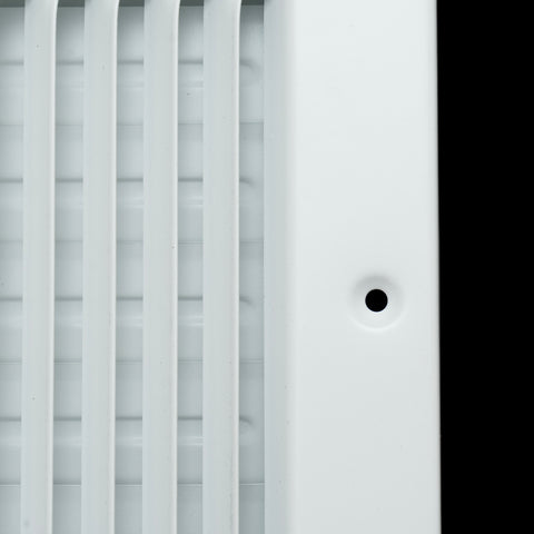Fits 10x6 Duct Opening 2 WAY Steel Air Supply Diffuser by Handua | Register Vent Cover Grille for Sidewall and Ceiling | White | Outer Dimensions: 11.75" X 7.75"
