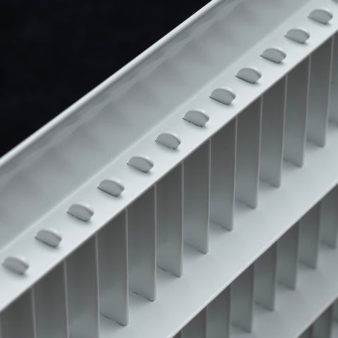14"x14" Heavy Duty Return Air Floor Grille | Walkable White | Out. Dim.: 15-3/4"W X 15-3/4"H