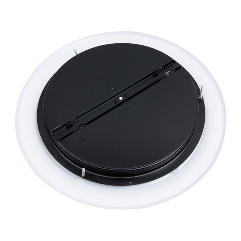 12" [Neck Size] Steel Round Air Supply Diffuser 12" Steel Damper included for Ceiling - Outer Dimension: 15-15/16"