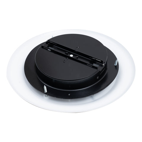 Handua 6" [Neck Size] Steel Round Air Supply Diffuser 6" Steel Damper included for Ceiling - Outer Dimension: 9-15/16"