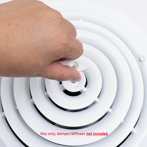 Plastic Key - Handle for Butterfly Damper