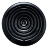 Handua 10" [Neck Size] Steel Round Air Supply Diffuser for Ceiling - Black - Outer Dimension: 13-15/16"