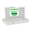 Handua 12x20x1 Air Filter MERV 8 Dust Control, Plated Furnace AC Air Replacement Filter, 4 Pack (Actual Size: 11.75" x 19.75" x 0.75")