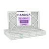 Handua 12x20x1 Air Filter MERV 13 Optimal Control, Plated Furnace AC Air Replacement Filter, 4 Pack (Actual Size: 11.75" x 19.75" x 0.75")