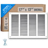 airgrilles 16" x 12" duct opening  -  steel return air grille for sidewall and ceiling hnd-flt-1rag-wh-16x12 752505984292 - 1