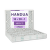 Handua 16x20x1 Air Filter MERV 13 Optimal Control, Plated Furnace AC Air Replacement Filter, 4 Pack (Actual Size: 15.75" x 19.75" x 0.75")