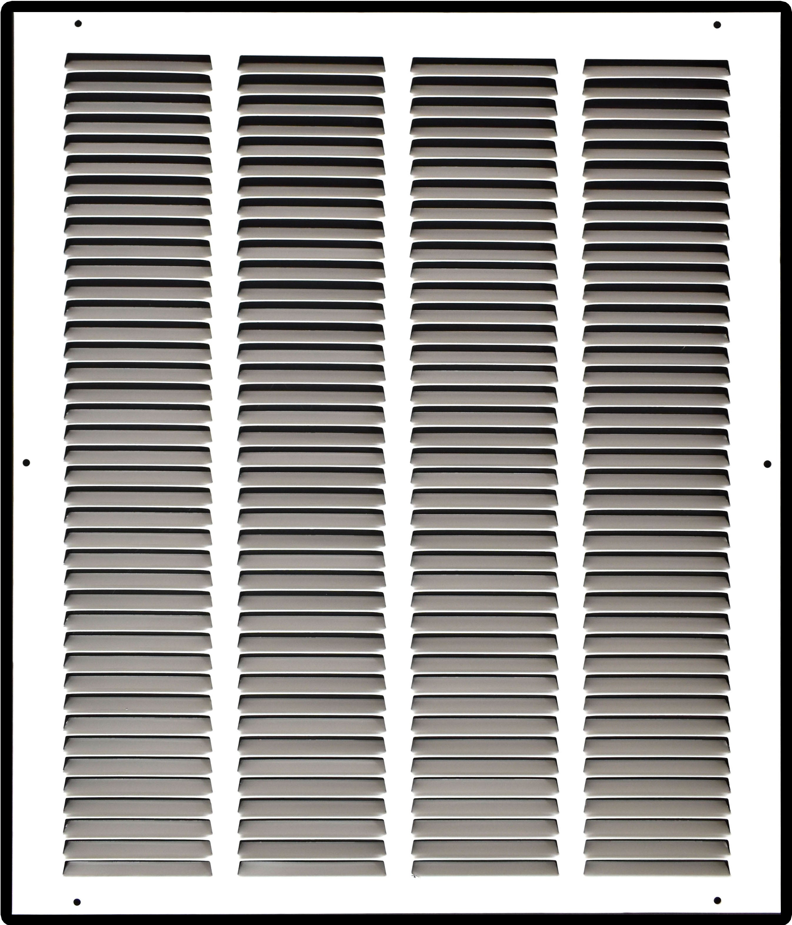 16" X 20" Duct Opening | Steel Return Air Grille for Sidewall and Ceiling | Outer Dimensions: 17.75"W X 21.75"H